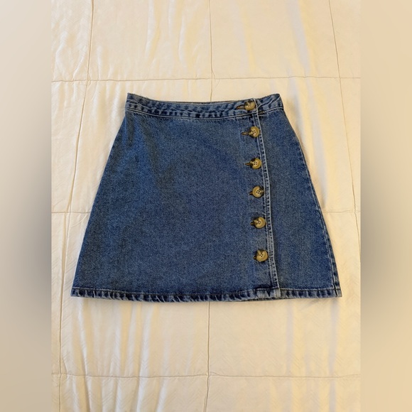 ASOS Dresses & Skirts - NWOT ASOS Denim Button-Up Women's Skirt